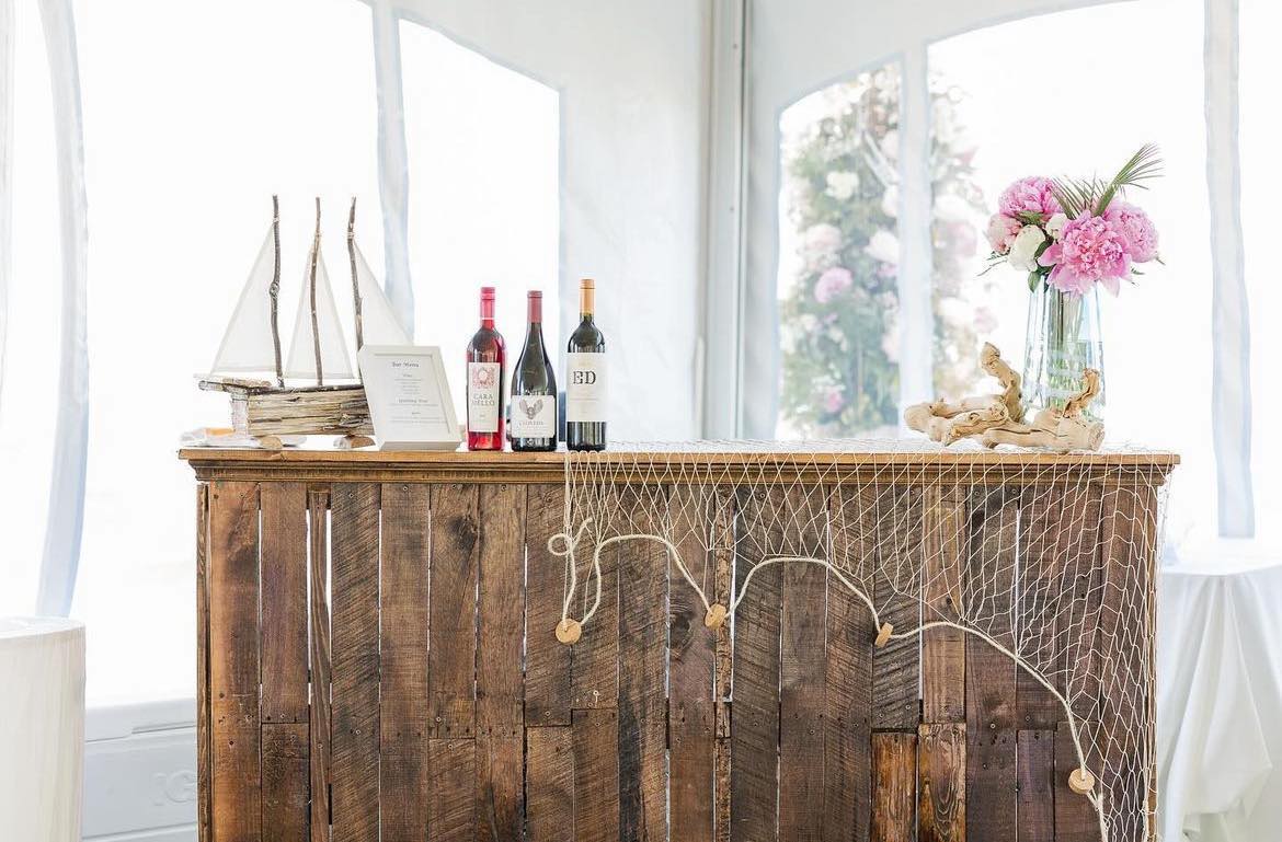 Rustic Wooden Bar