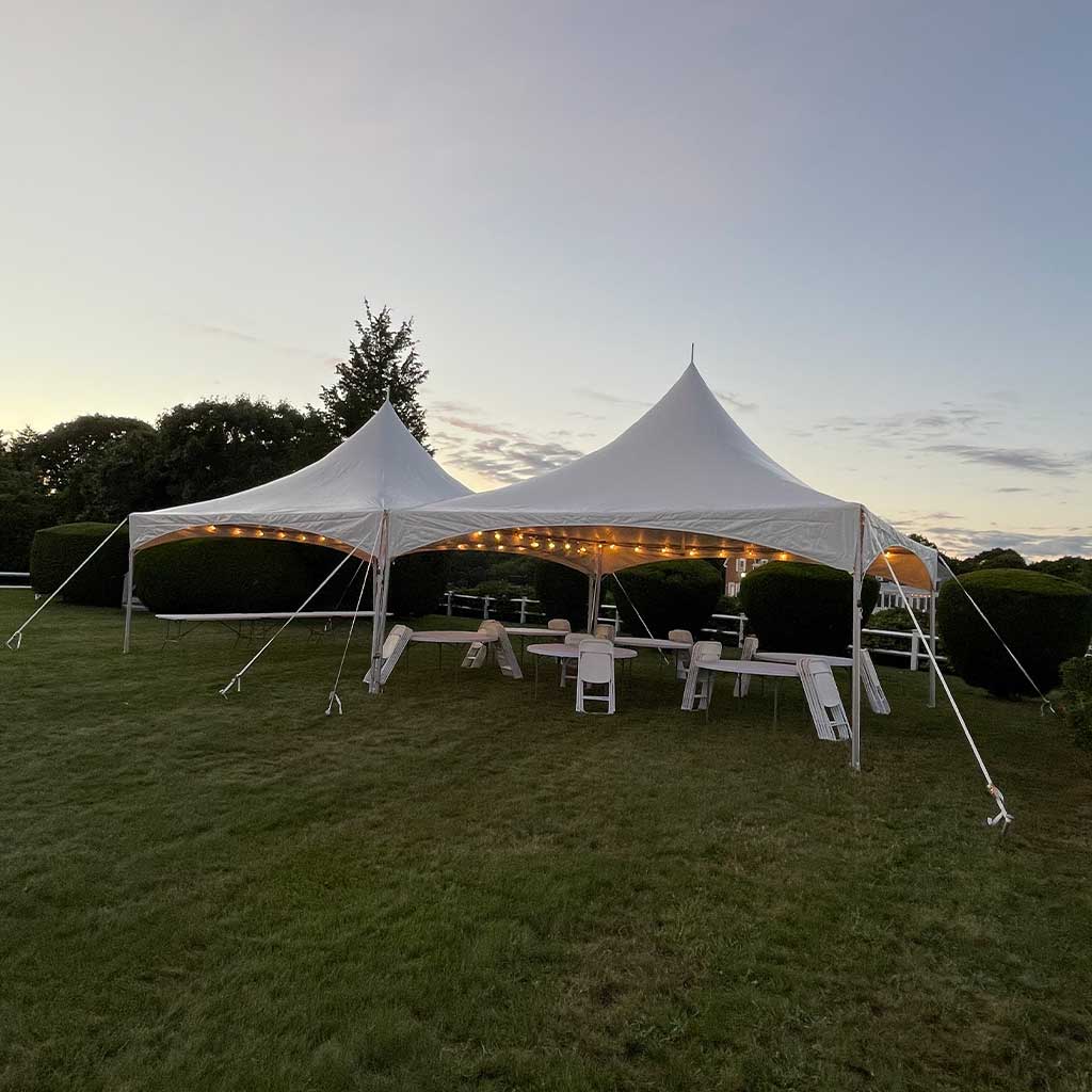 Ribbon Cutting Tent Rental Package for 32 Guests