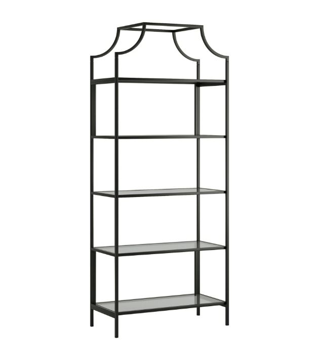 Black Bar Back Shelving